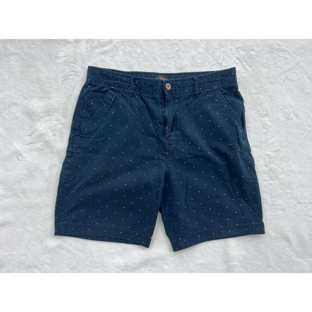 CPO Provisions Men's‎ Shorts Size 32 Navy Polka Dot Pattern